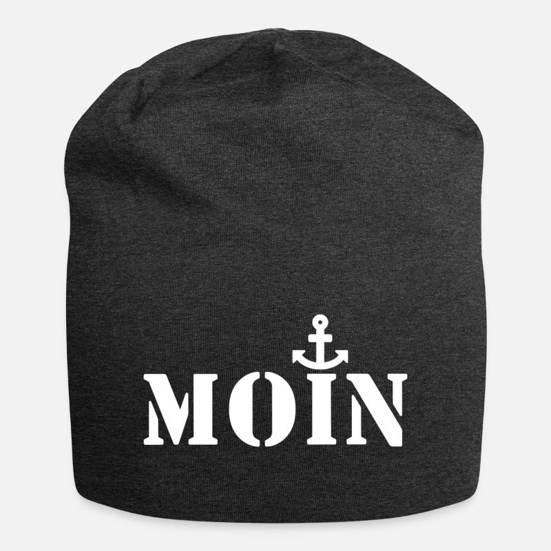 Moin - Jersey-Beanie - Anthrazit
