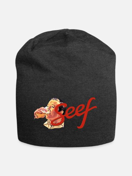 Seef Logo horizontal - Jersey-Beanie - Anthrazit
