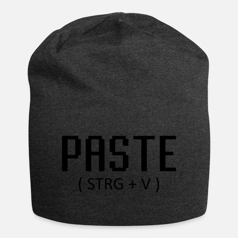 Paste - Jersey-Beanie - Anthrazit