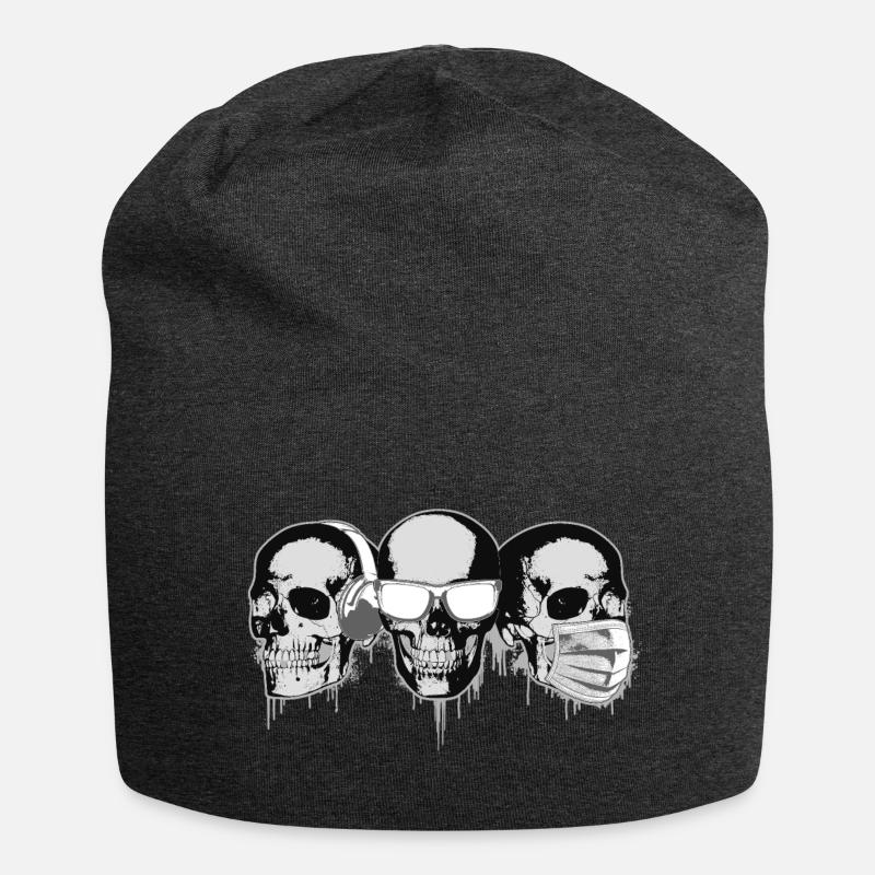 Trio crânien - Bonnet en jersey - charbon