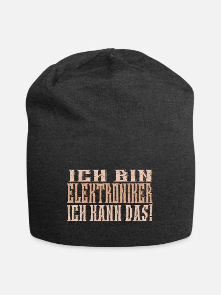 Ich bin Elektroniker - Jersey-Beanie - Anthrazit