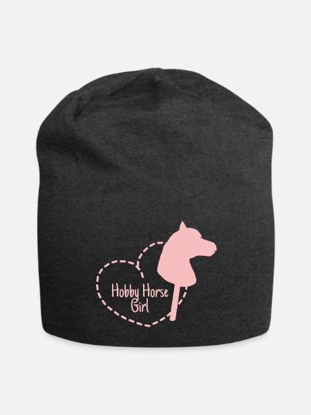 Hobby Horse Horsing Steckenpferd GIRL - Jersey-Beanie - Anthrazit