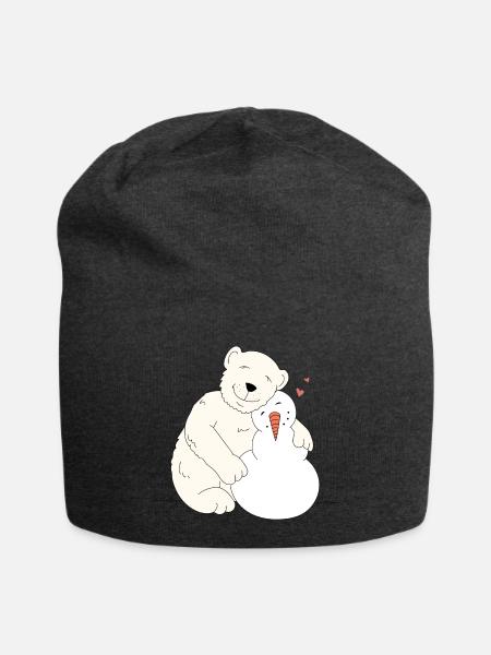 Beste Freunde - Jersey-Beanie - Anthrazit