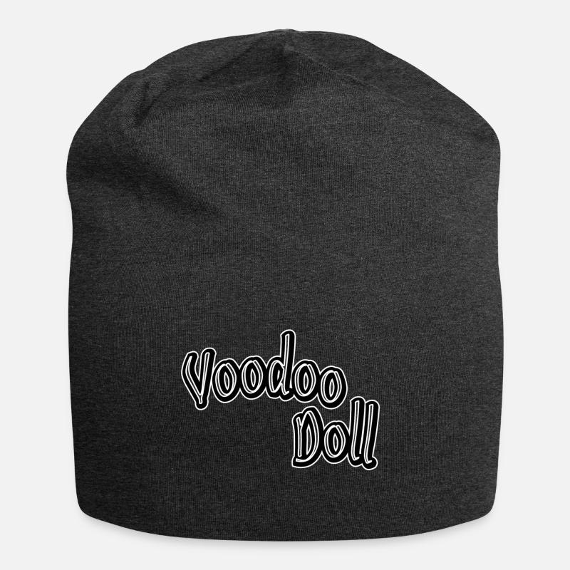 Poupée vaudou - Bonnet en jersey - charbon