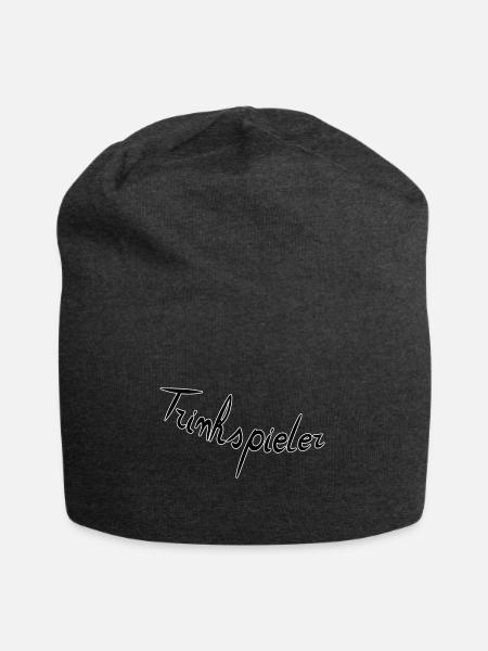 Trinkspieler - Jersey-Beanie - Anthrazit
