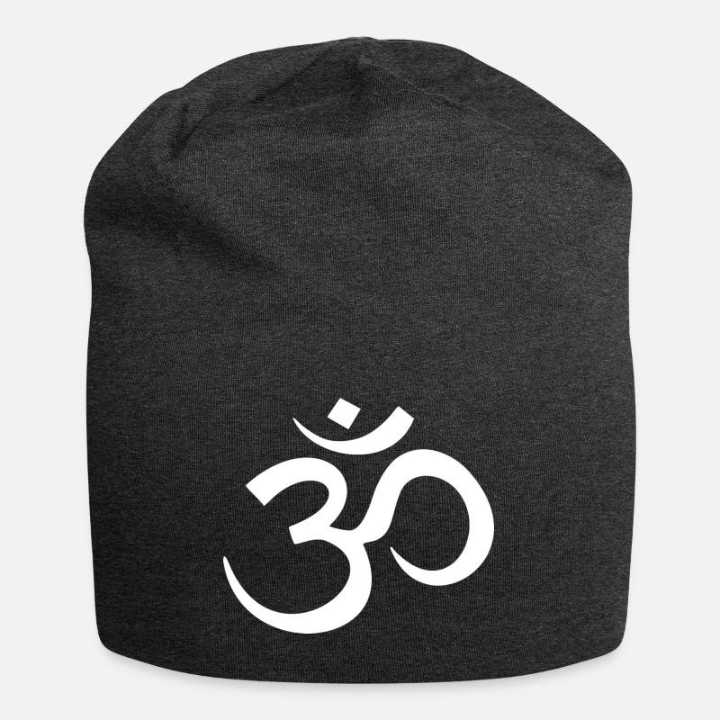 Om - Bonnet en jersey - charbon