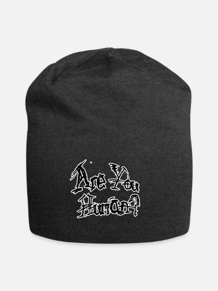 Are you human - Jersey-Beanie - Anthrazit