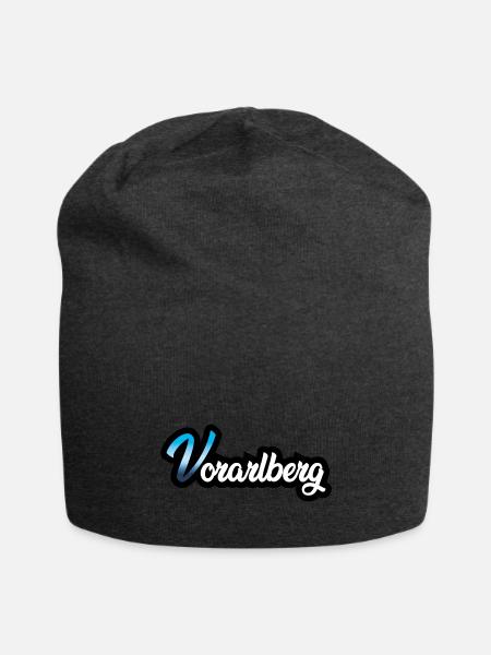 Vorarlberg fett - Jersey-Beanie - Anthrazit