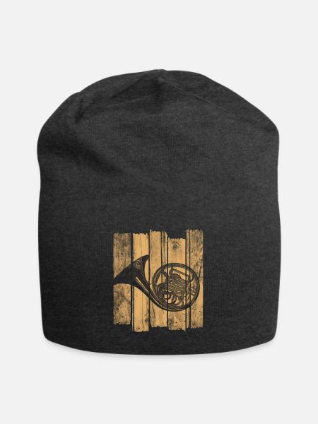 Horn - Jersey-Beanie - Anthrazit