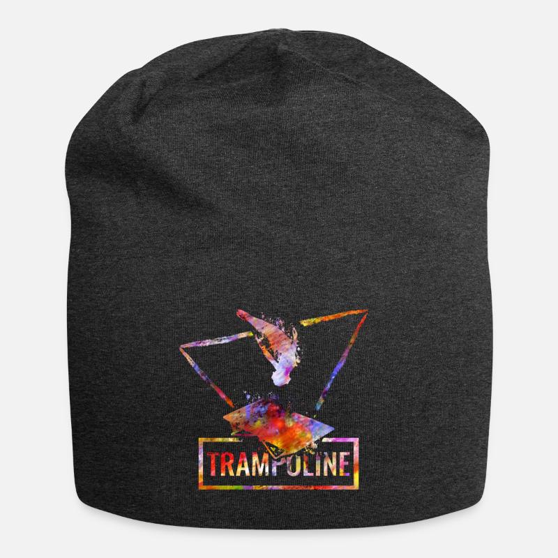 trampoline - Jersey Beanie - charcoal grey