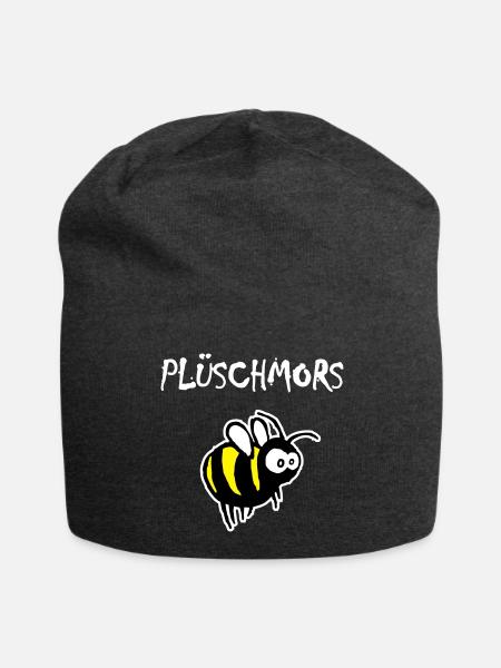 Plüschmors, Hummel, Plattdeutsch - Jersey-Beanie - Anthrazit