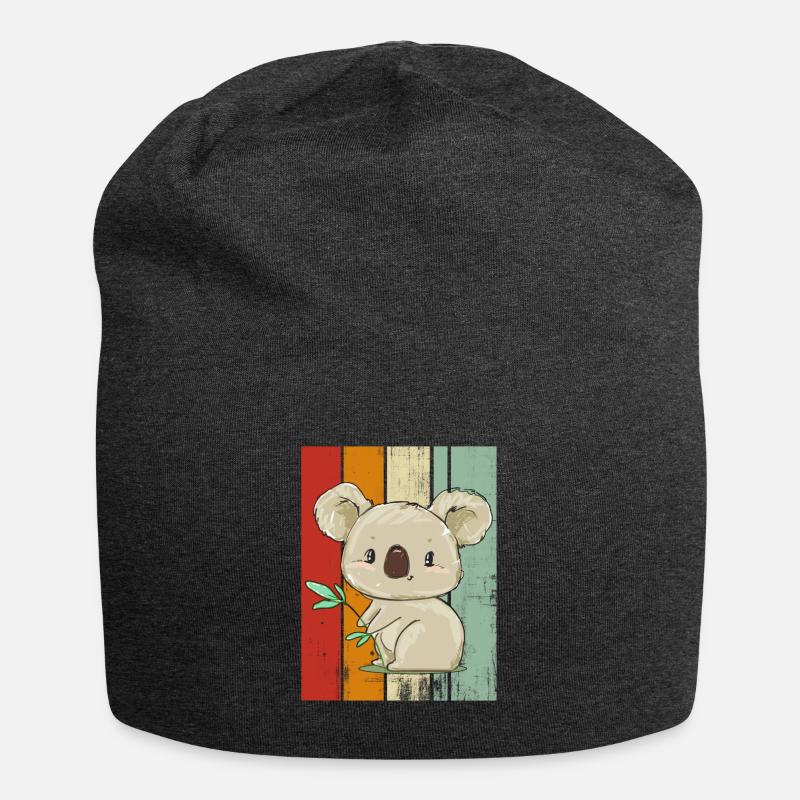 Koala - Bonnet en jersey - charbon