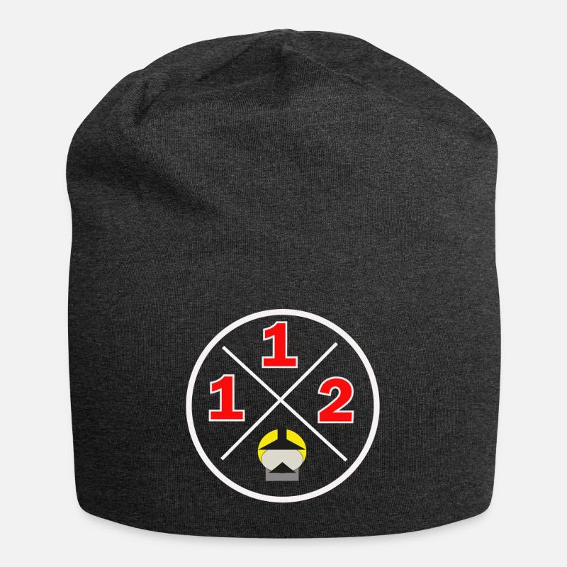 112- District logo - Fire brigade - Jersey Beanie - charcoal grey