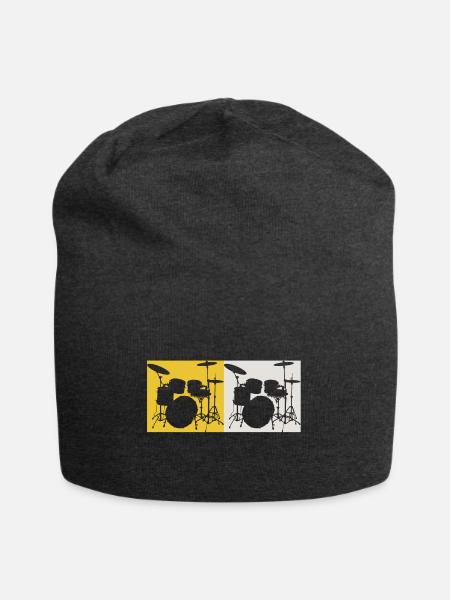 Drum - Jersey-Beanie - Anthrazit