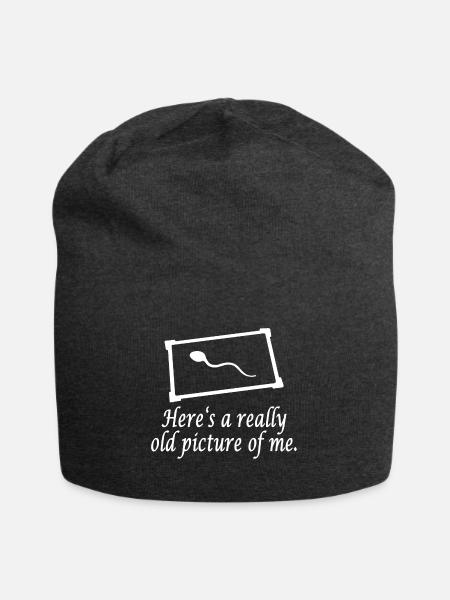 Sperma - Jersey-Beanie - Anthrazit