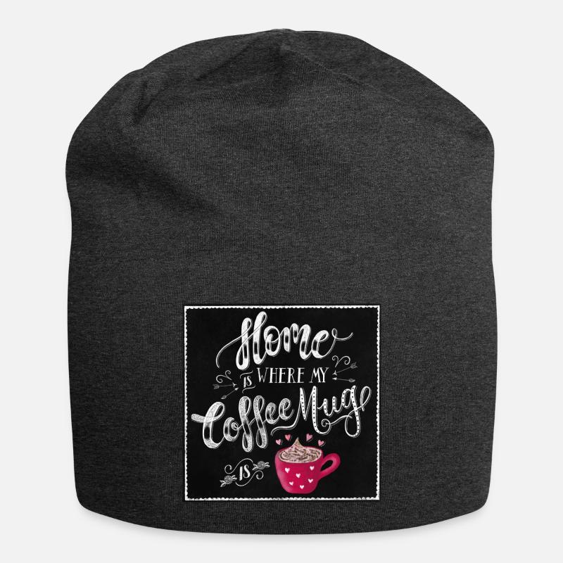 Coffee - Jersey-Beanie - Anthrazit
