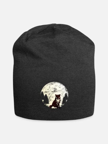Fuchs Wald - Jersey-Beanie - Anthrazit