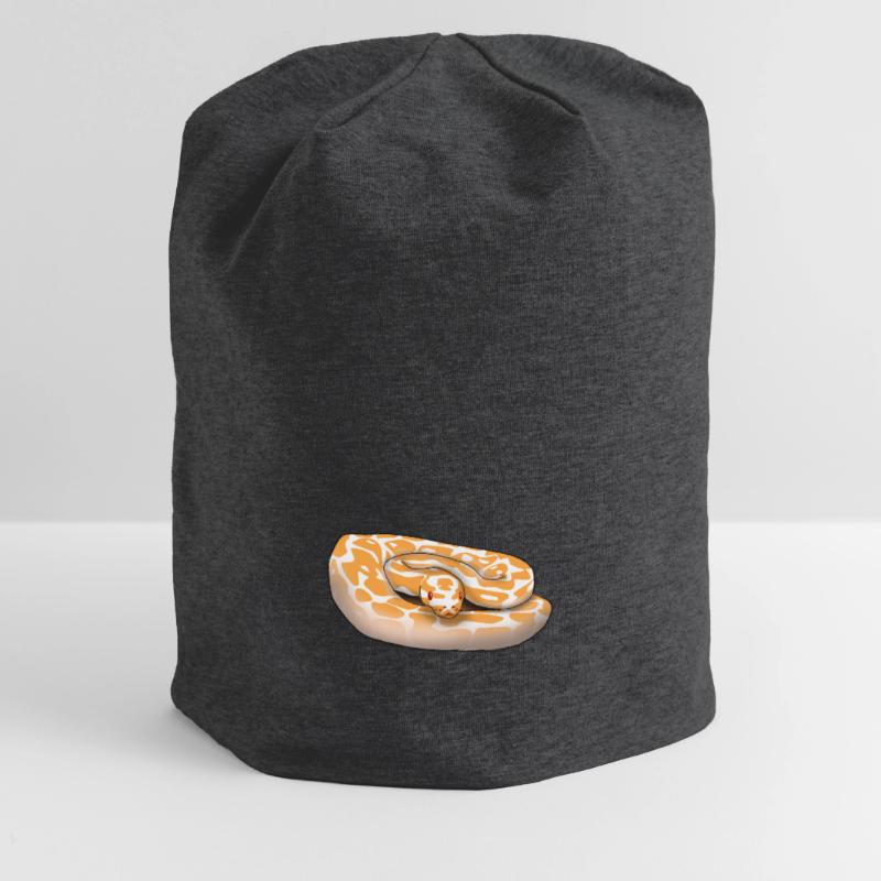 Lavender Albino Ball Python (Python regius) Schla Jersey Beanie