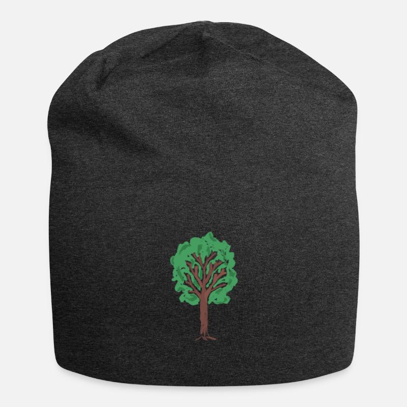 Baum - Jersey-Beanie - Anthrazit