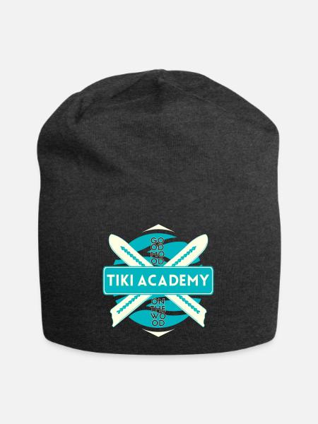 Tiki Akademie - Jersey-Beanie - Anthrazit