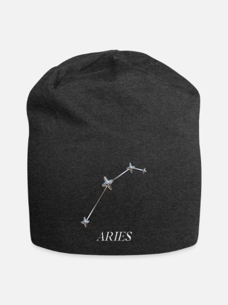 Aries Zodiac - Jersey-Beanie - Anthrazit