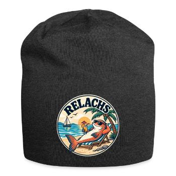 RELACHS – Chillender Lachs - Jersey-Beanie - Anthrazit - Vorne
