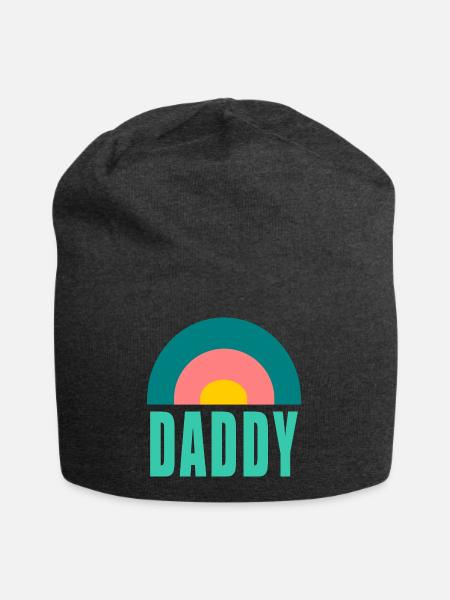 PAPA. PAPA. PAPA. VATERTAG. ALLES GUTE ZUM GEBURTSTAG, PAPA. - Jersey-Beanie - Anthrazit