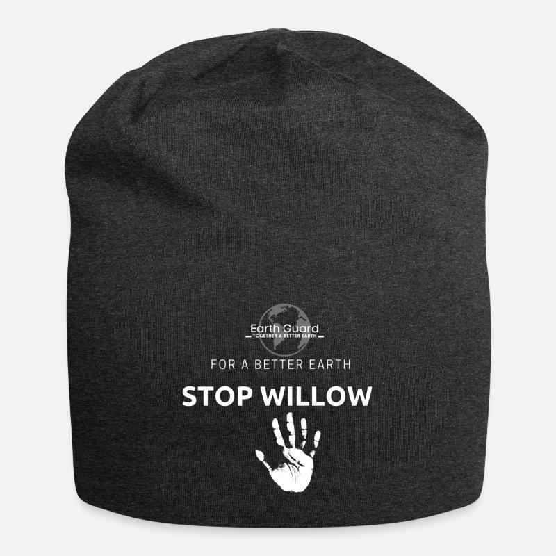 Stop Willow Project - Jersey Beanie - charcoal grey
