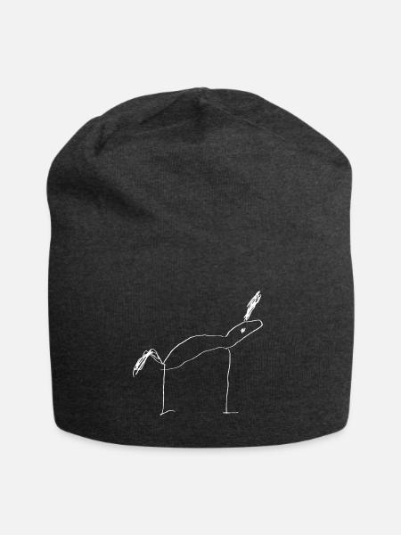 Einhorn - Jersey-Beanie - Anthrazit
