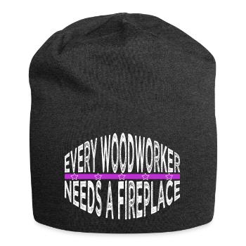 Union Carpenter Tshirts Jokes Felling - Jersey Beanie - charcoal grey - Front