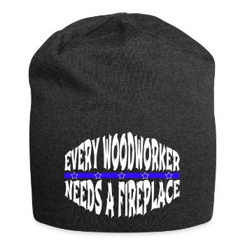 cutter arboriculture carpenter tshirts - Jersey-Beanie - Anthrazit - Vorne