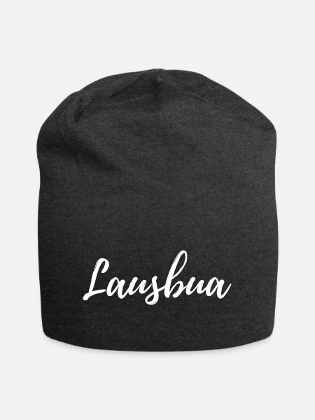 Lausbua bayrischer Ausdruck - Jersey-Beanie - Anthrazit