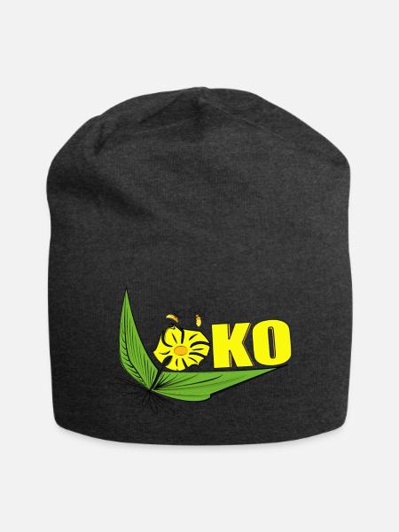 ÖKO - Jersey-Beanie - Anthrazit