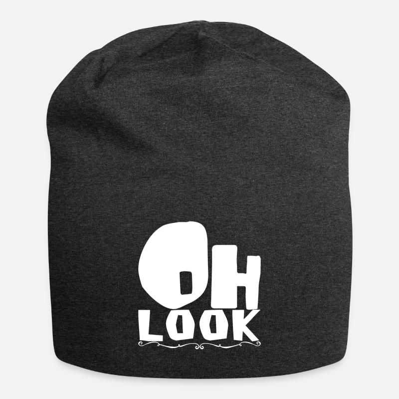 Oh regarde - Bonnet en jersey - charbon