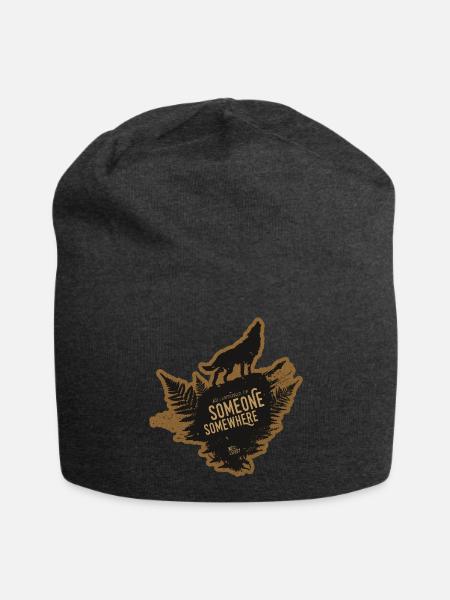 SOMEONE SOMEWHERE CREW PATCH - Jersey-Beanie - Anthrazit