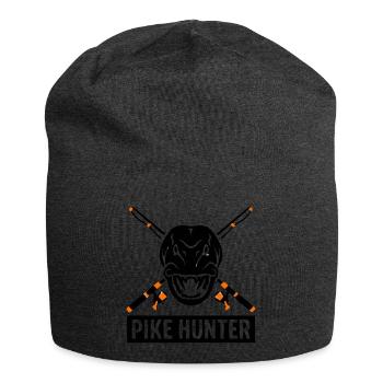 Pike Fishing Rods Graphic - Jersey Beanie - charcoal grey - Front