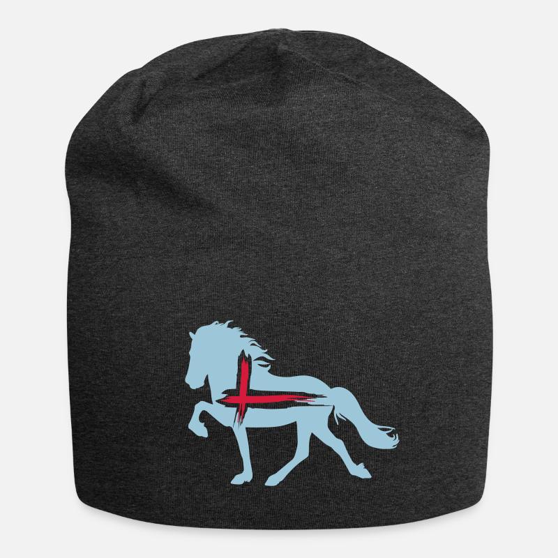 Isländer - Jersey-Beanie - Anthrazit