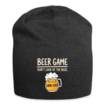Bier Spiel Nicht Gucken - Jersey-Beanie - Anthrazit - Vorne