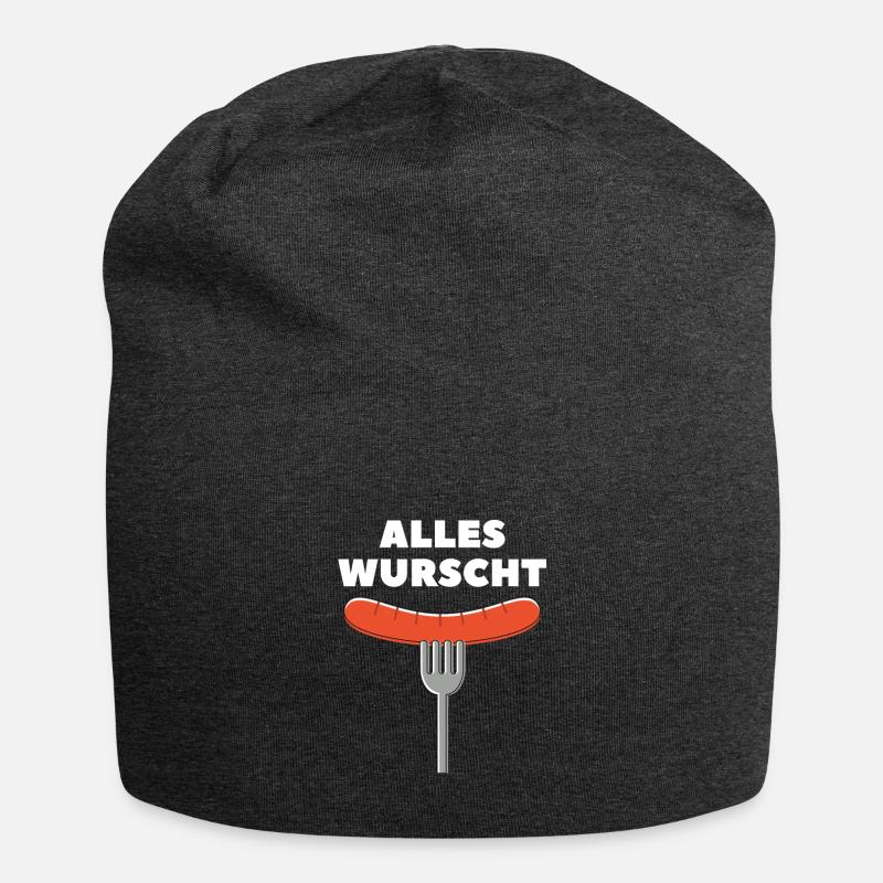 ALLES WURST - Jersey-Beanie - Anthrazit
