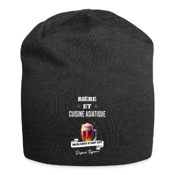 Bière Mon duo parfait depuis cuisine asiatique - Bonnet en jersey - charbon - Devant