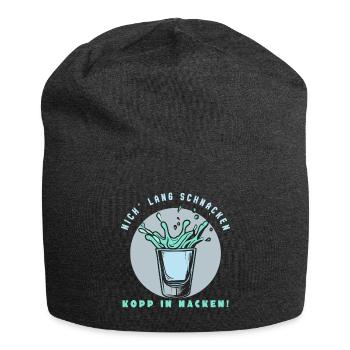Nordischer Trinkspruch - Jersey-Beanie - Anthrazit - Vorne