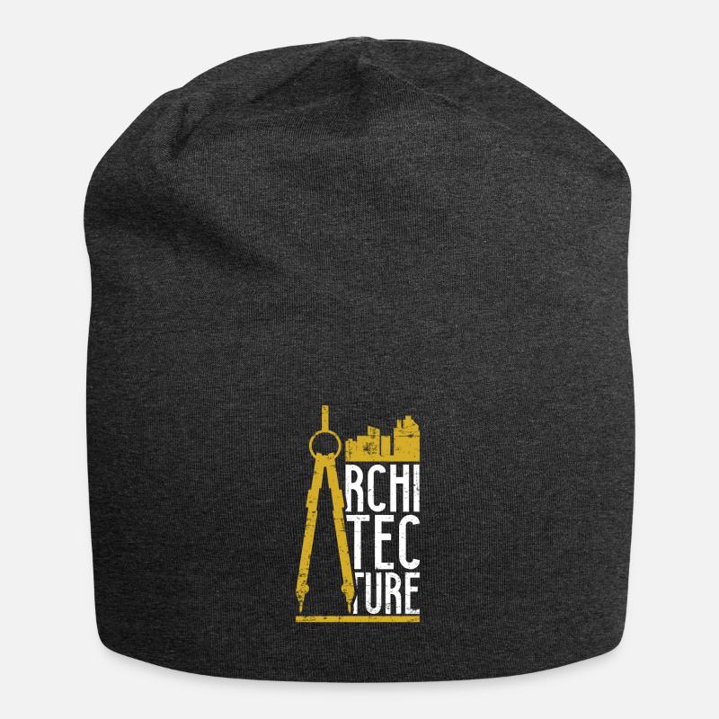 L'architecture - Bonnet en jersey - charbon