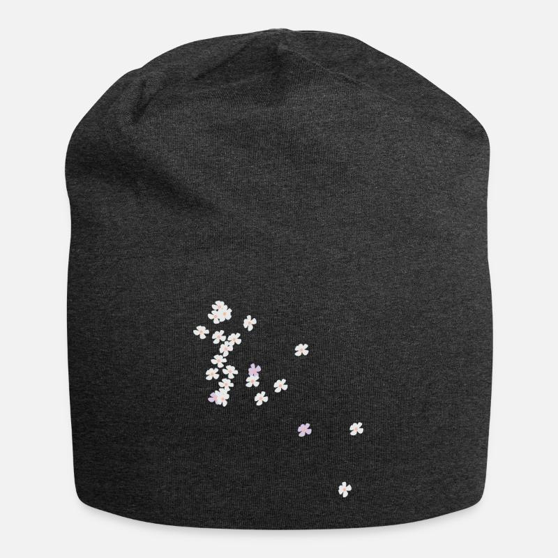 fleur - Bonnet en jersey - charbon