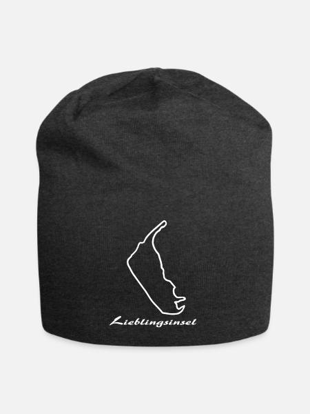 Lieblingsinsel Amrum w - Jersey-Beanie - Anthrazit