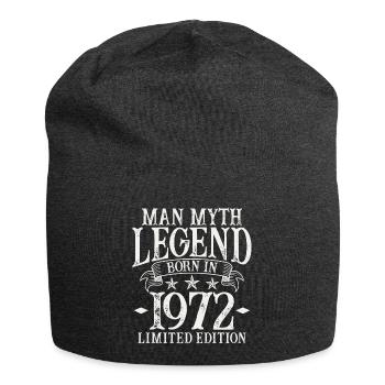 Né en 1972 Homme Mythe Légende 50e anniversaire - Bonnet en jersey - charbon - Devant