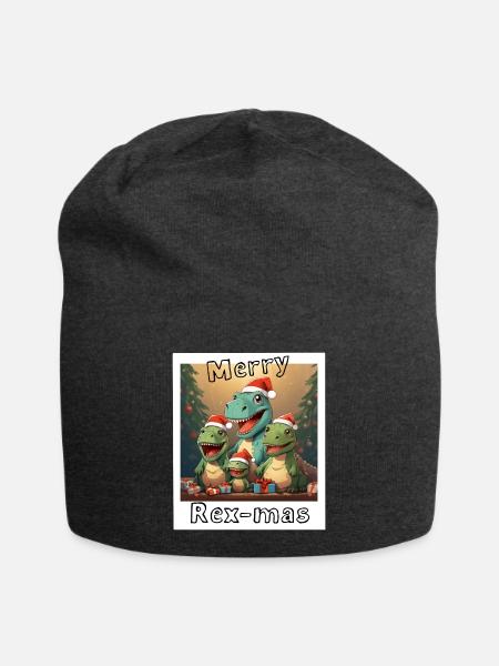 Merry Rex-mas - Jersey-Beanie - Anthrazit