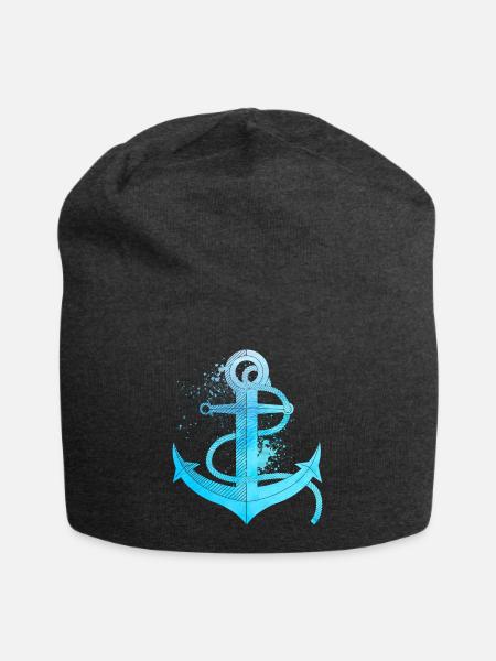 Anker - Jersey-Beanie - Anthrazit