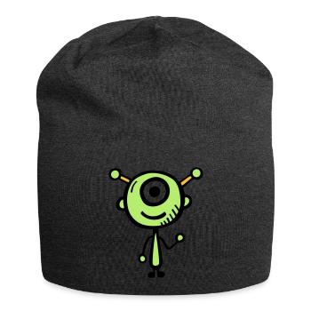 alien - Jersey-Beanie - Anthrazit - Vorne