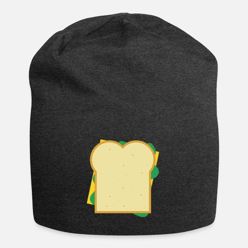 cheese bread - Jersey Beanie - charcoal grey