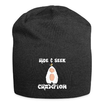 Yeti Hide and Seek - Jersey Beanie - charcoal grey - Front